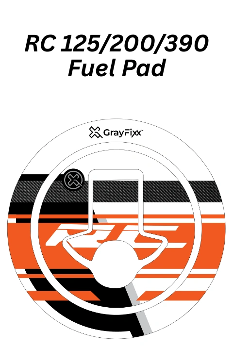 RC 125/200/250/390 Fuel Pad | Premium 3D Gel Fuel Pad, Pack of 1
